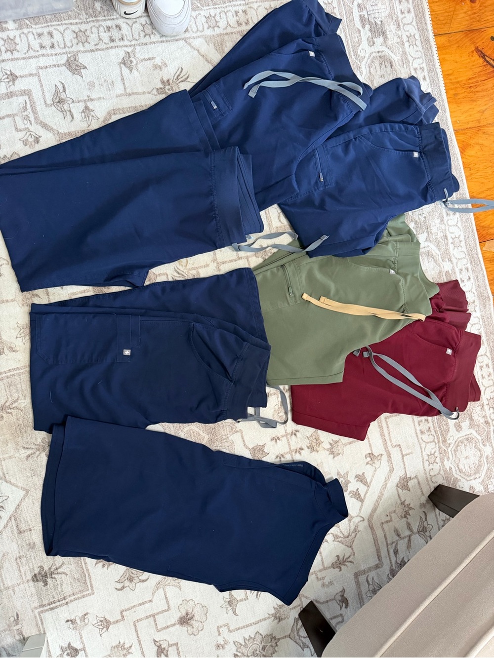 Figs Scrub Sets in Navy, Olive, and Burgundy